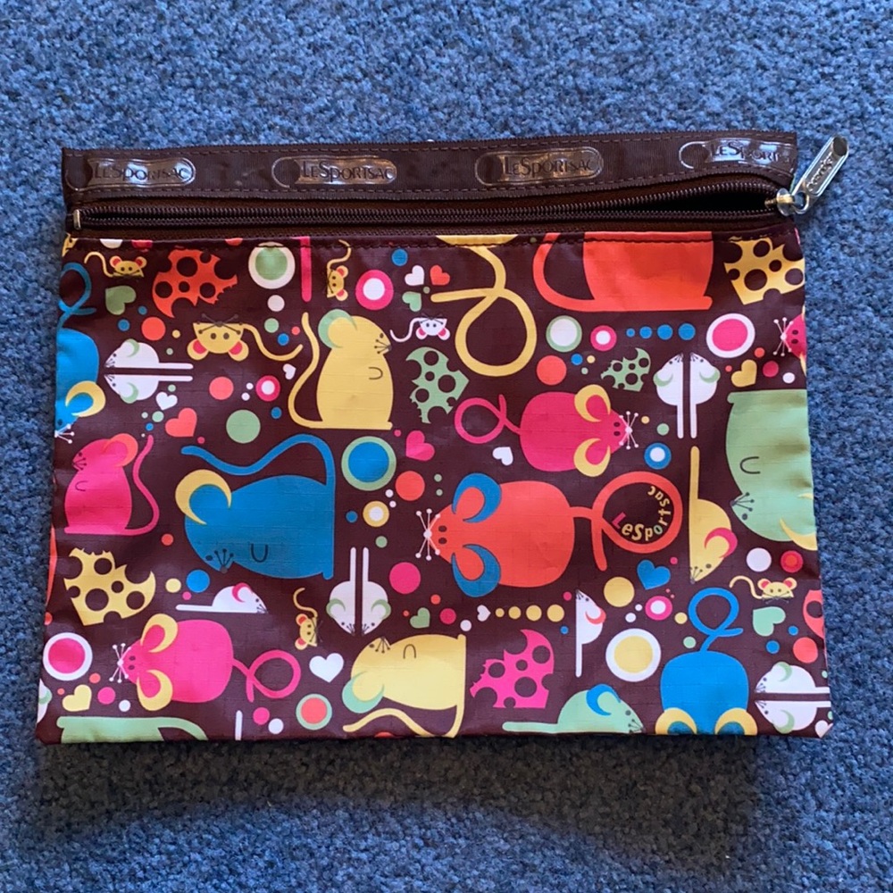 Lesportsac pencil case colorful children mouse pattern
